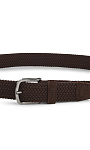 HUGO BOSS: Плетеный ремень с замшевой отделкой