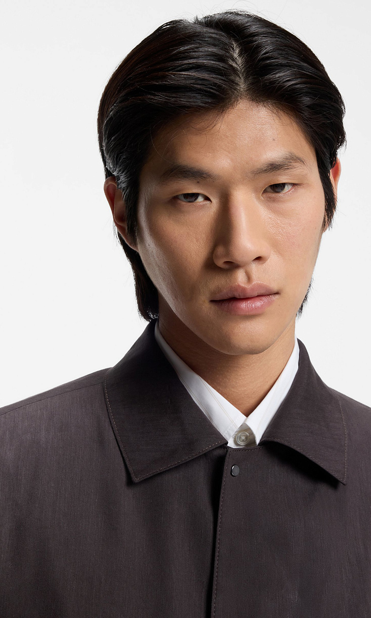 HUGO BOSS: Куртка из льна