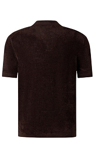 Поло из бархатистой ткани