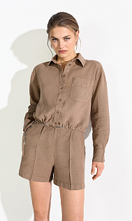 Шорты из льна