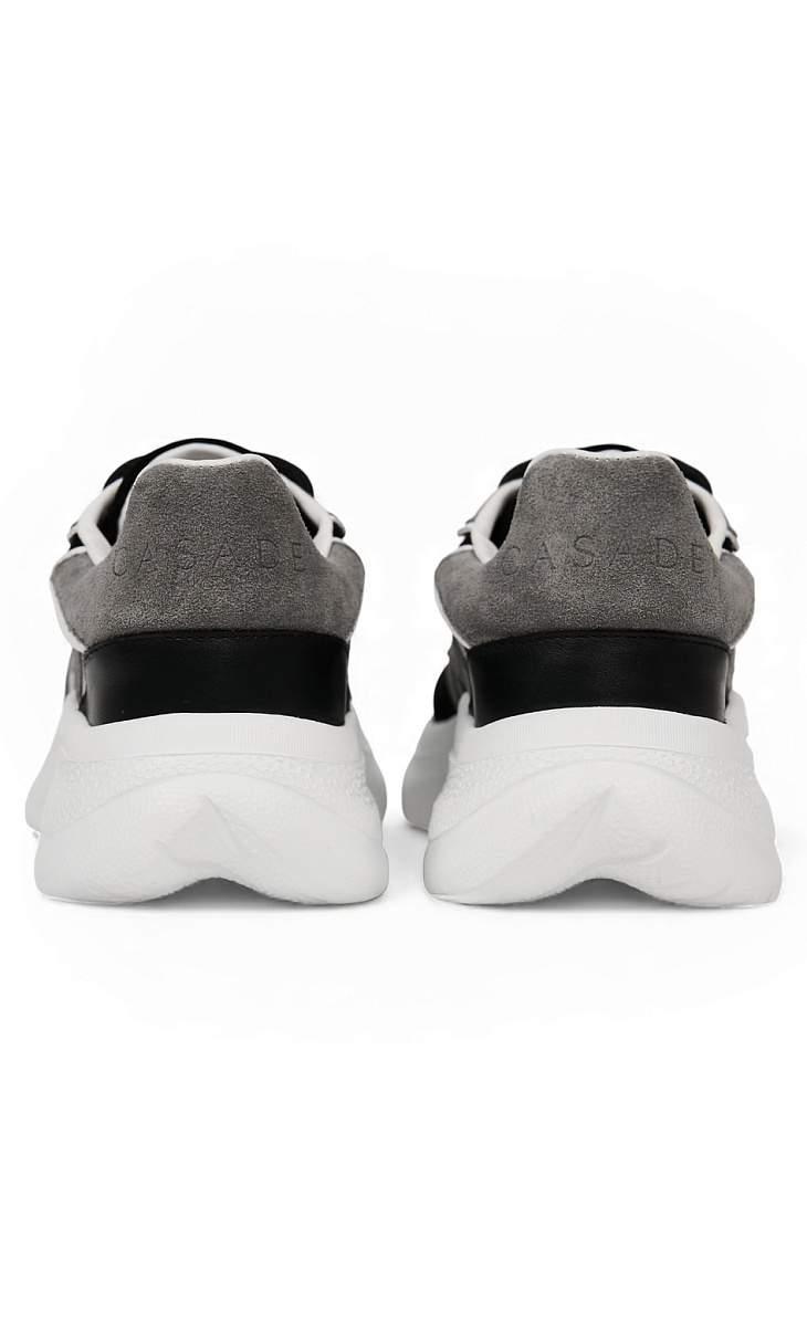 CASADEI: Кроссовки из кожи и замши