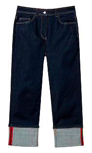 Джинсы с подворотами