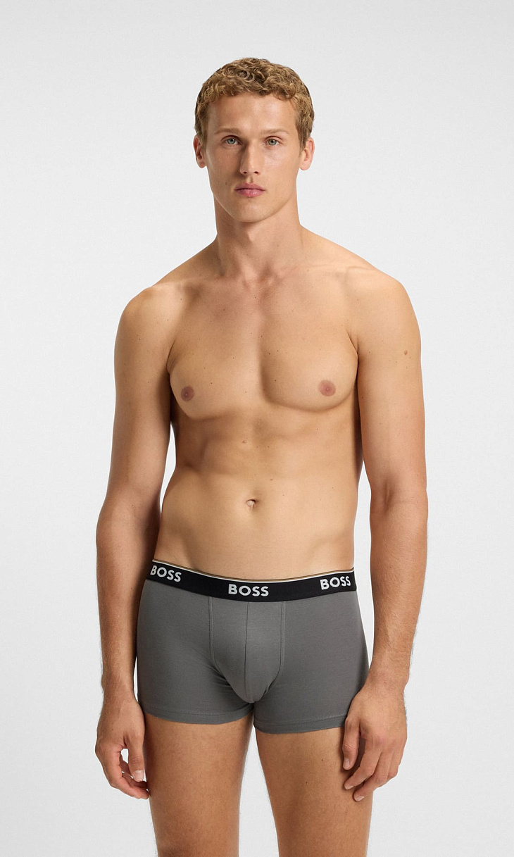 HUGO BOSS: Комплект трусов из хлопка