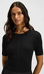 HUGO BOSS: Платье с плиссированной юбкой