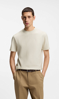 Футболка с жаккардовым узором