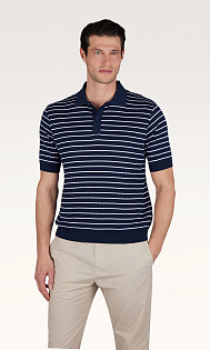 Поло в полоску