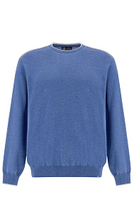 Пуловер из шелка и хлопка