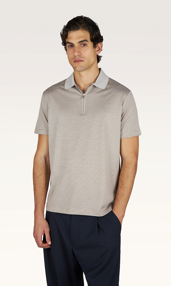 Paul Shark: Поло из хлопка и шелка