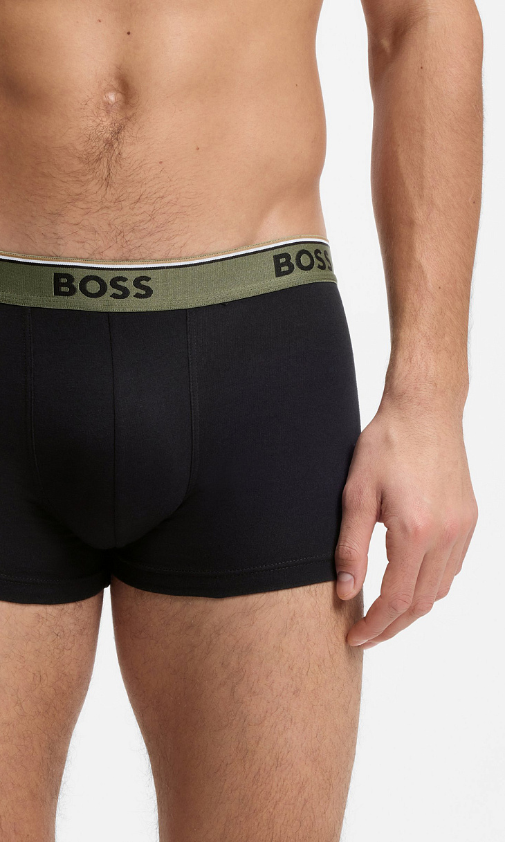 HUGO BOSS: Комплект трусов из хлопка
