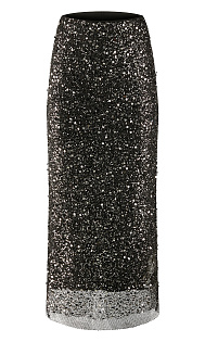Юбка с пайетками