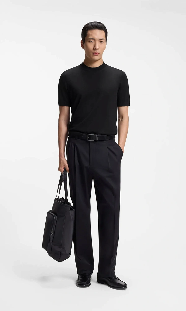 HUGO BOSS: Пуловер из шерсти мериноса