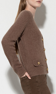 Кардиган из шерсти альпака