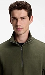 HUGO BOSS: Пуловер с молнией