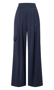 Брюки-карго из шерсти