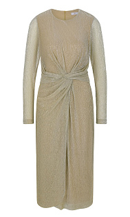 Платье с металлизированной нитью