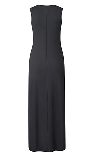 Платье в рубчик