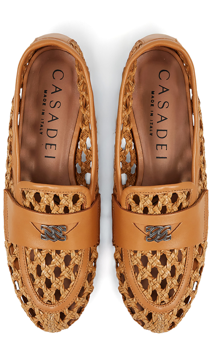 CASADEI: Плетеные лоферы