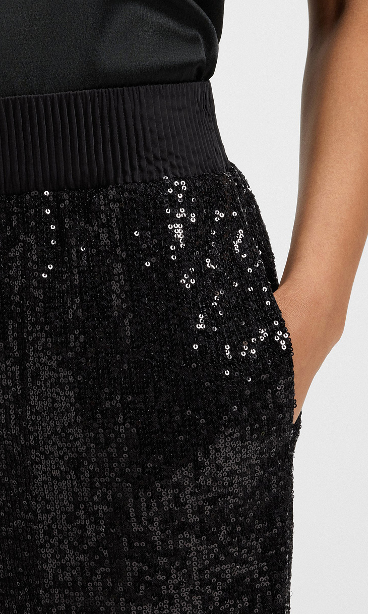 HUGO BOSS: Брюки с пайетками