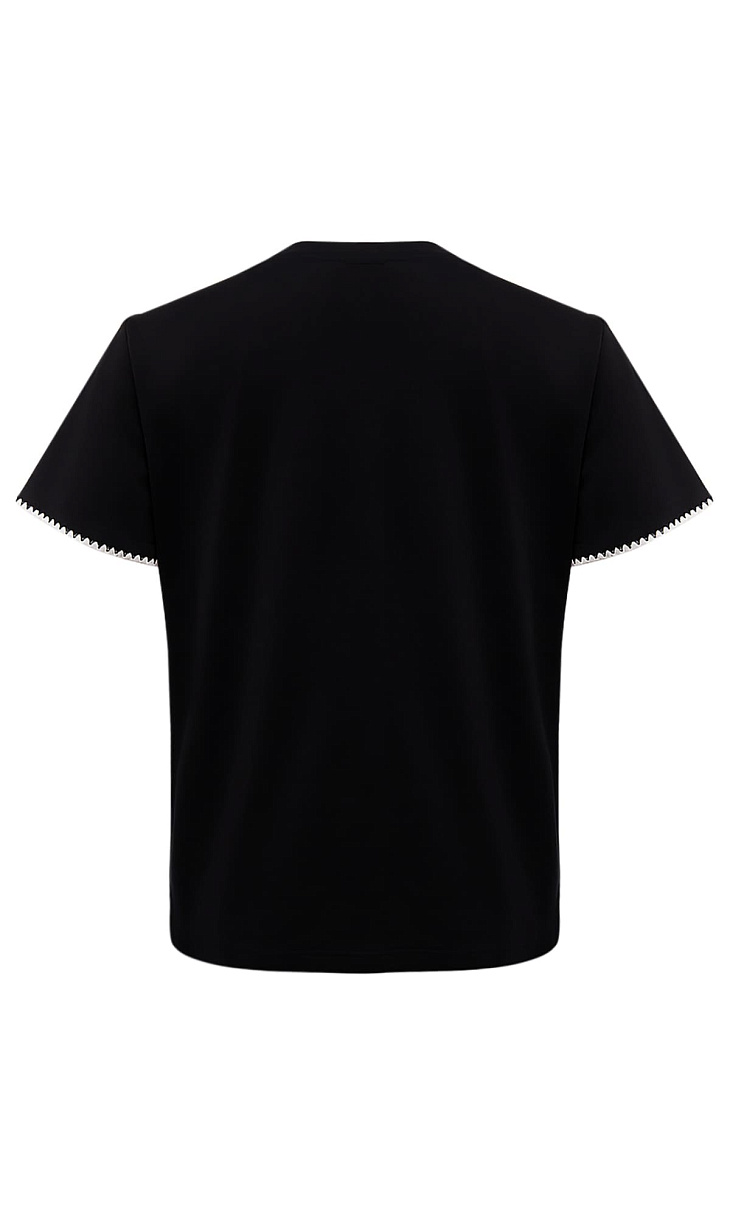 TWINSET: Футболка с вышивкой