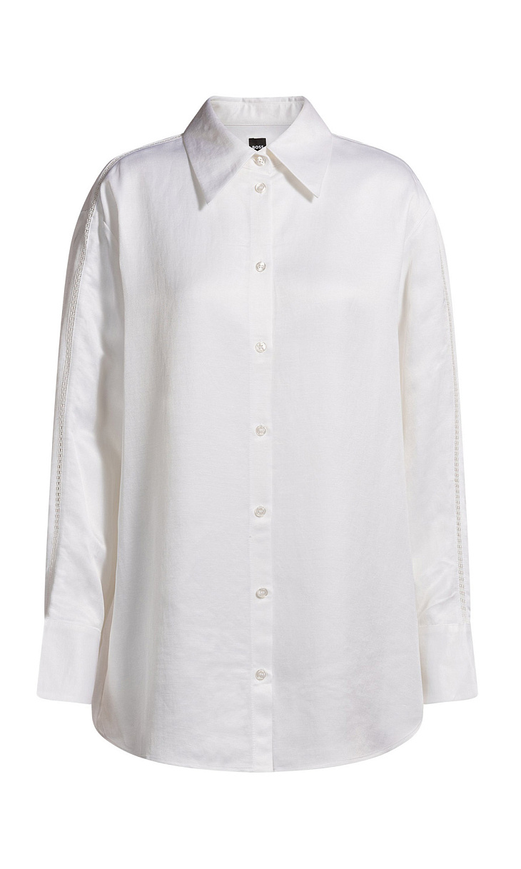 HUGO BOSS: Блуза из вискозы