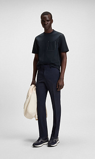 Кроссовки из кожи и замши