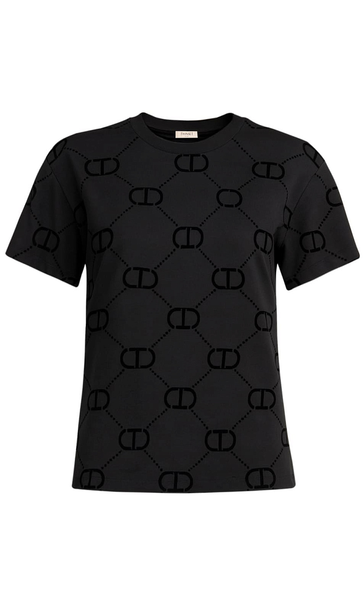 TWINSET: Футболка с рисунком