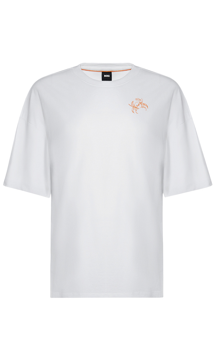 HUGO BOSS: Футболка с принтом