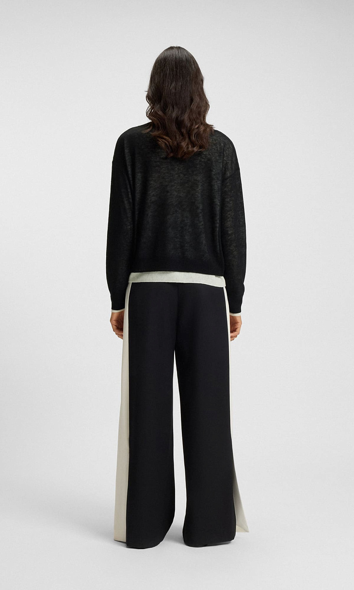 HUGO BOSS: Двухслойный пуловер