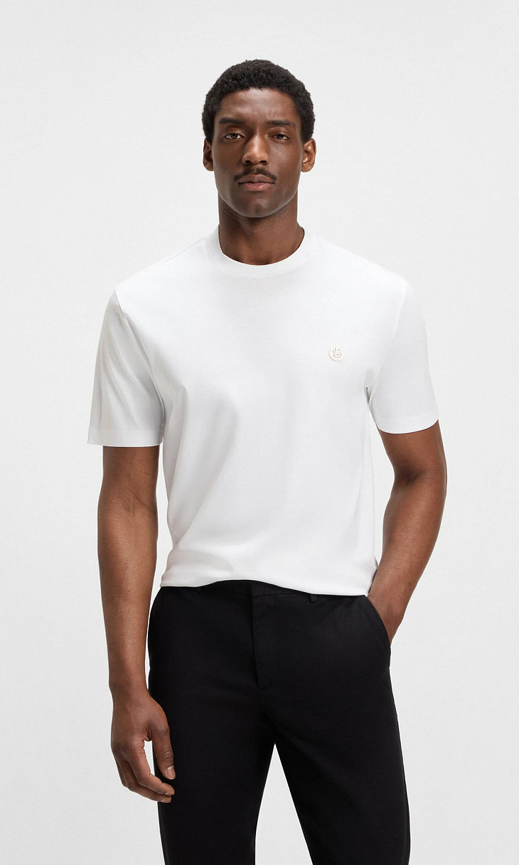 HUGO BOSS: Футболка из хлопка