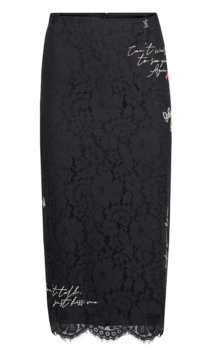 TWINSET: Юбка с кружевом