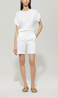 Шорты из хлопка и льна