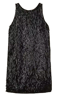 Платье с бахромой из пайеток