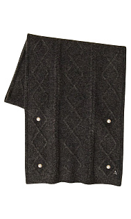 Шарф с жемчугом