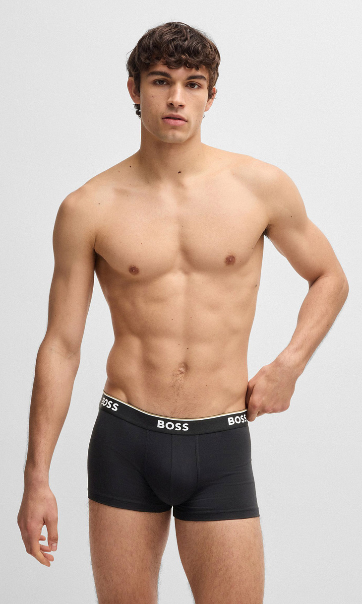 HUGO BOSS: Комплект трусов из хлопка
