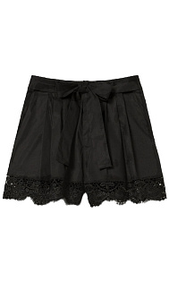 Шорты с кружевом