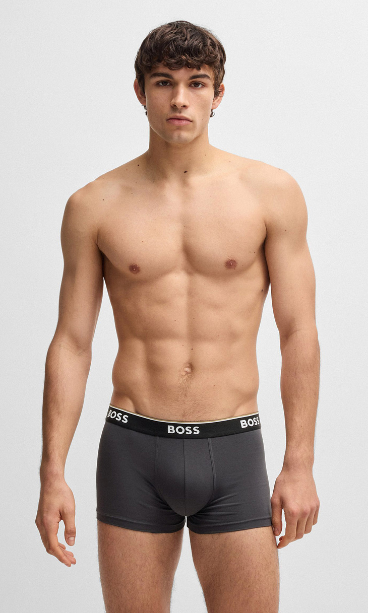 HUGO BOSS: Комплект трусов из хлопка