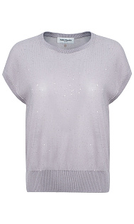 Пуловер с пайетками