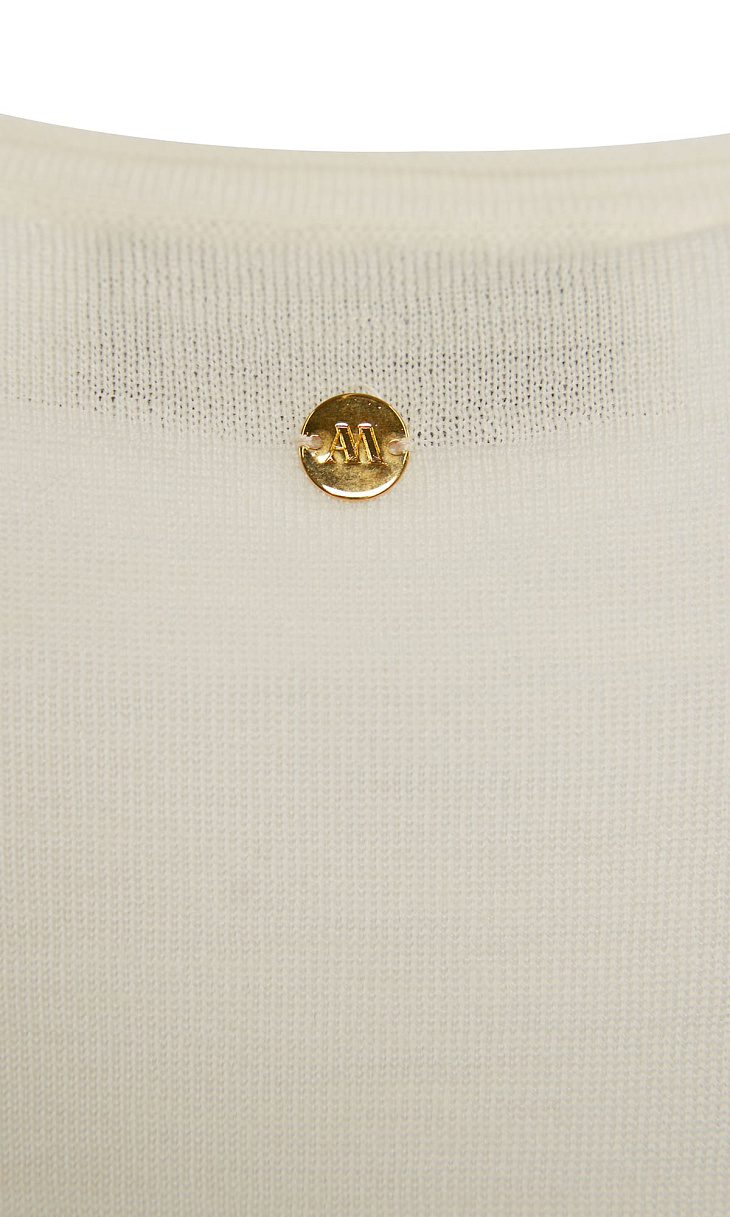 ANDRE MAURICE: Топ из шерсти и шелка