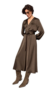 Платье с поясом