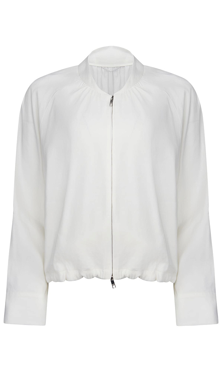 HUGO BOSS: Куртка-бомбер из льна