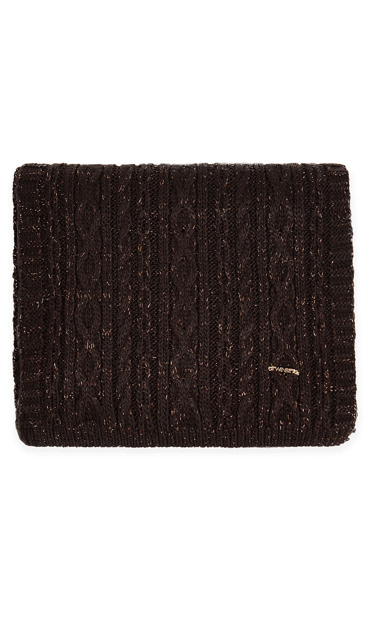 TWINSET: Вязаный шарф с люрексом