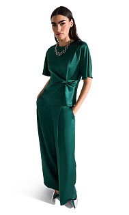 Атласная блуза