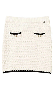 Юбка из жаккардового трикотажа