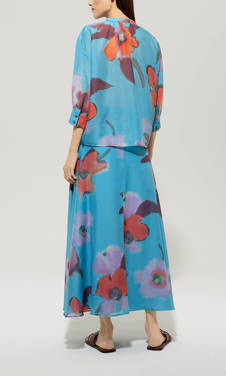 LUISA CERANO: Юбка с принтом