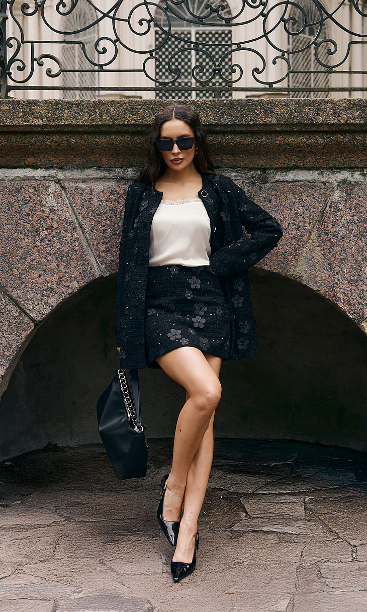 TWINSET: Юбка с пайетками