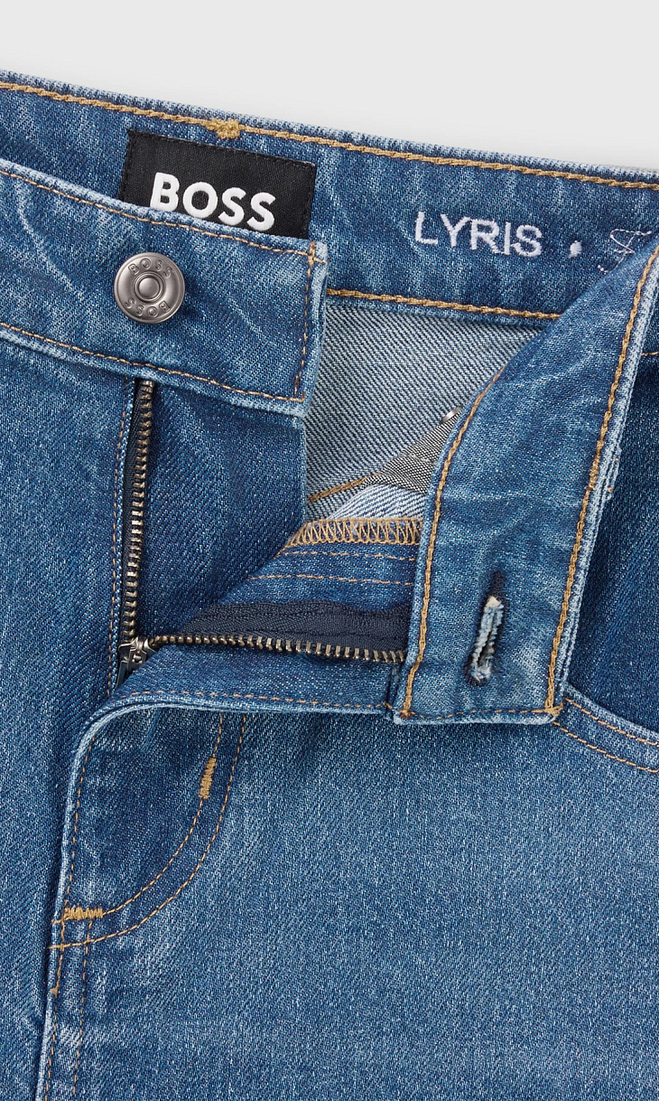 HUGO BOSS: Прямые джинсы