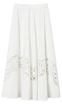 TWINSET: Юбка с английской вышивкой