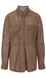 Блуза из кожи