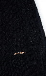 Шерстяной шарф с пайетками