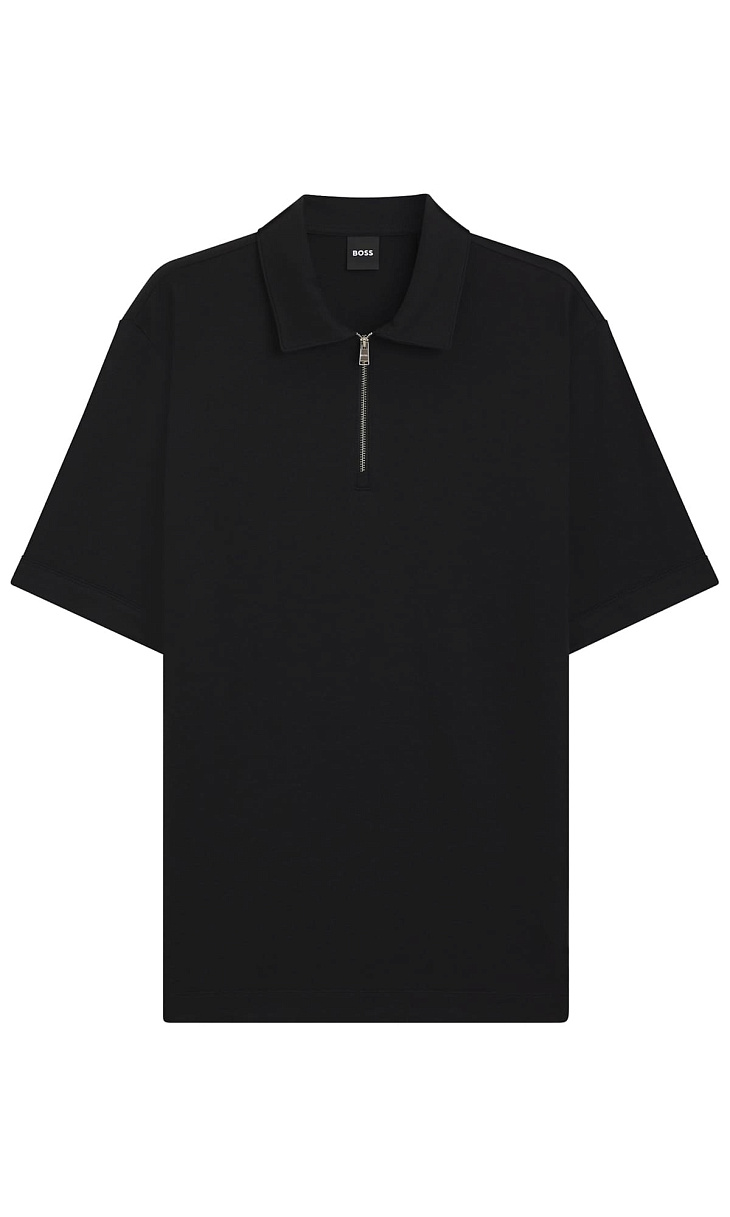 HUGO BOSS: Поло на молнии